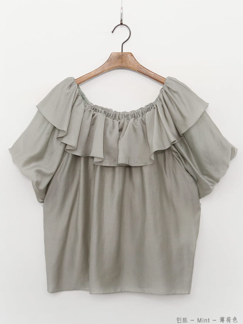 1st Gi - Korean Women Fashion - #womensfashion - Bro Frill Blouse - 10