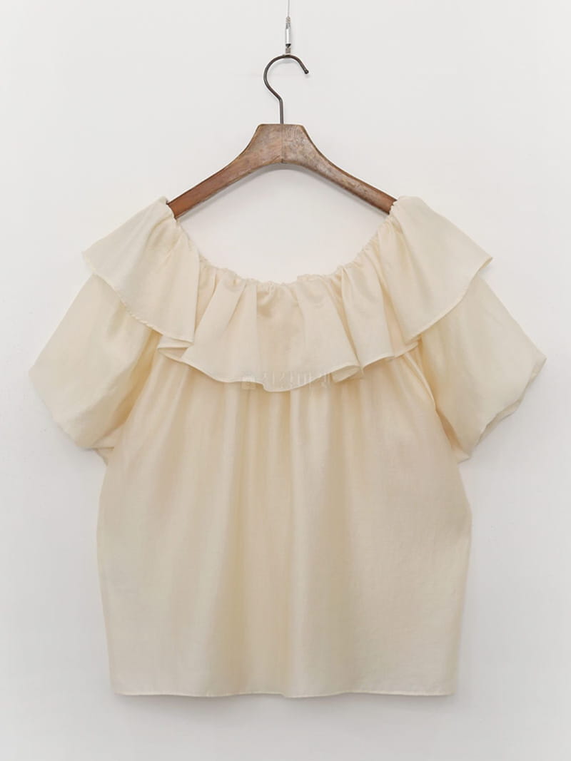 1st Gi - Korean Women Fashion - #womensfashion - Bro Frill Blouse - 8