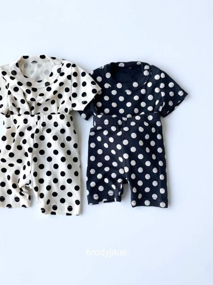 Dot Rib Pajama