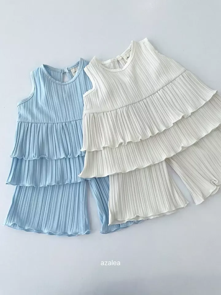 Pleats Top Bottom SET