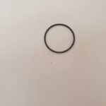 Silver Black 1mm Ring