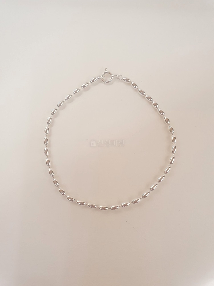 Silver (Silver) Sausage Bracelet