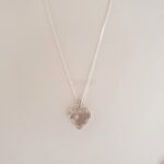 Silver (Silver) Cubic Heart Necklace