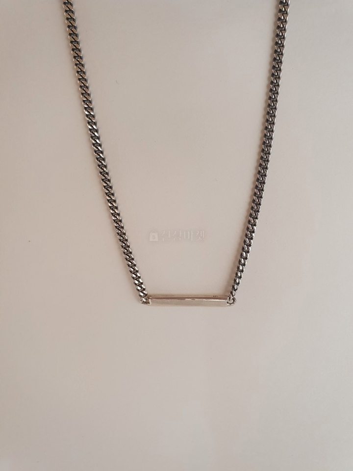 Silver (Silver) Stick Chain Necklace