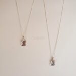 Silver (Silver) Square Necklace