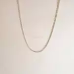 Silver (Silver)2mm Toggle Necklace