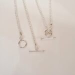 Silver (Silver 35cm) Twist Necklace