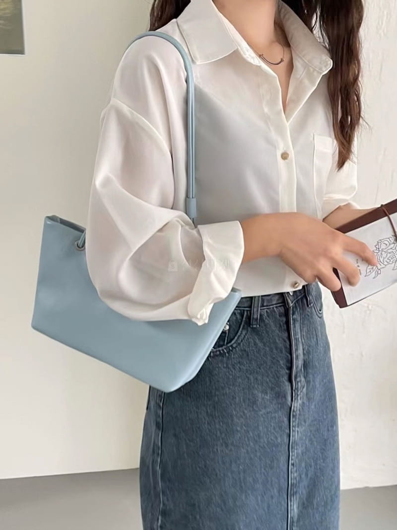 A In - Korean Women Fashion - #momslook - Simply Shoulder Bag - 10