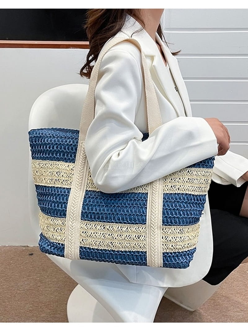 A In - Korean Women Fashion - #thelittlethings - Pastel Straw Bag - 9