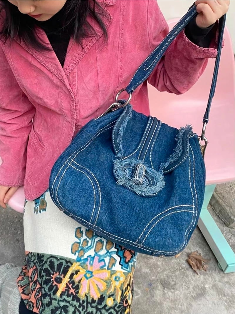 A In - Korean Women Fashion - #womensfashion - Lada Denim Bag - 5