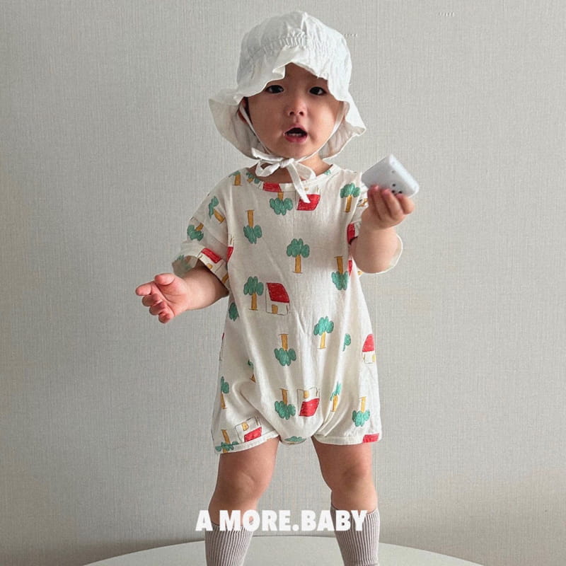 A More - Korean Baby Fashion - #babyboutique - Bebe Tree House Bodysuit - 2