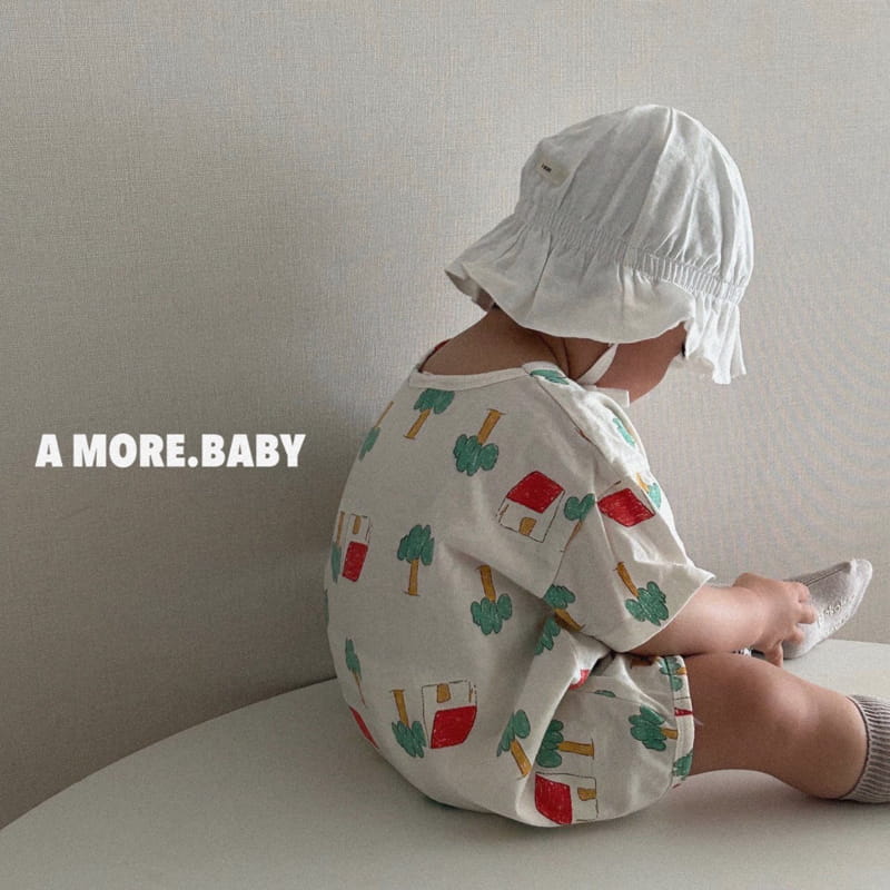 A More - Korean Baby Fashion - #babyboutiqueclothing - Bebe Tree House Bodysuit - 3