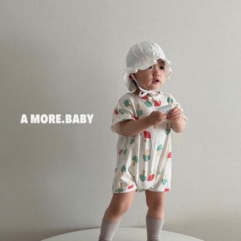 A More - Korean Baby Fashion - #babygirlfashion - Bebe Tree House Bodysuit - 7