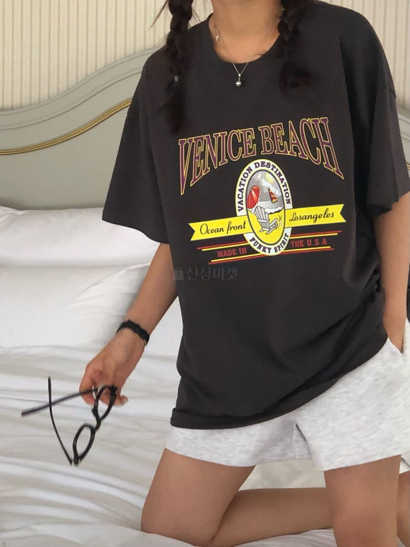 A Want - Korean Women Fashion - #womensfashion - Beach Boxy Tee - 10