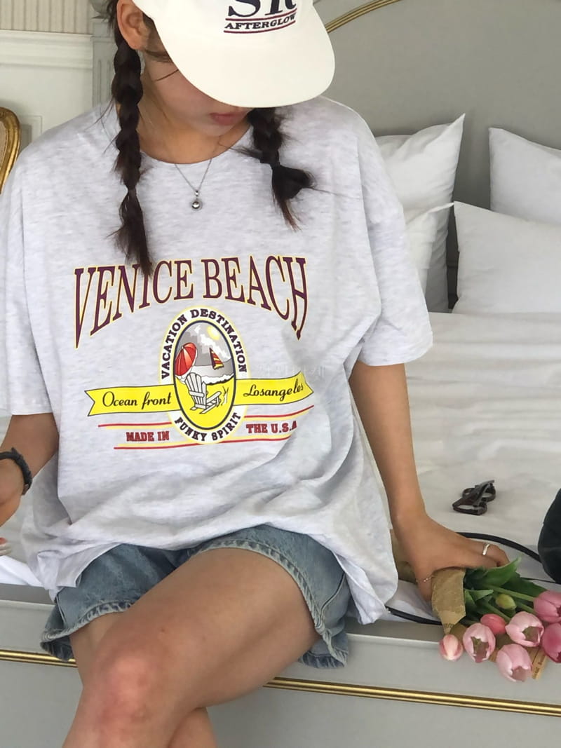 A Want - Korean Women Fashion - #womensfashion - Beach Boxy Tee - 2