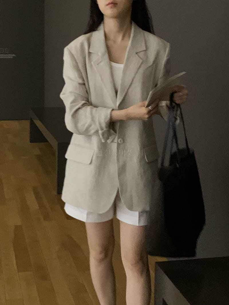 And The - Korean Women Fashion - #momslook - Linen Jacket - 10