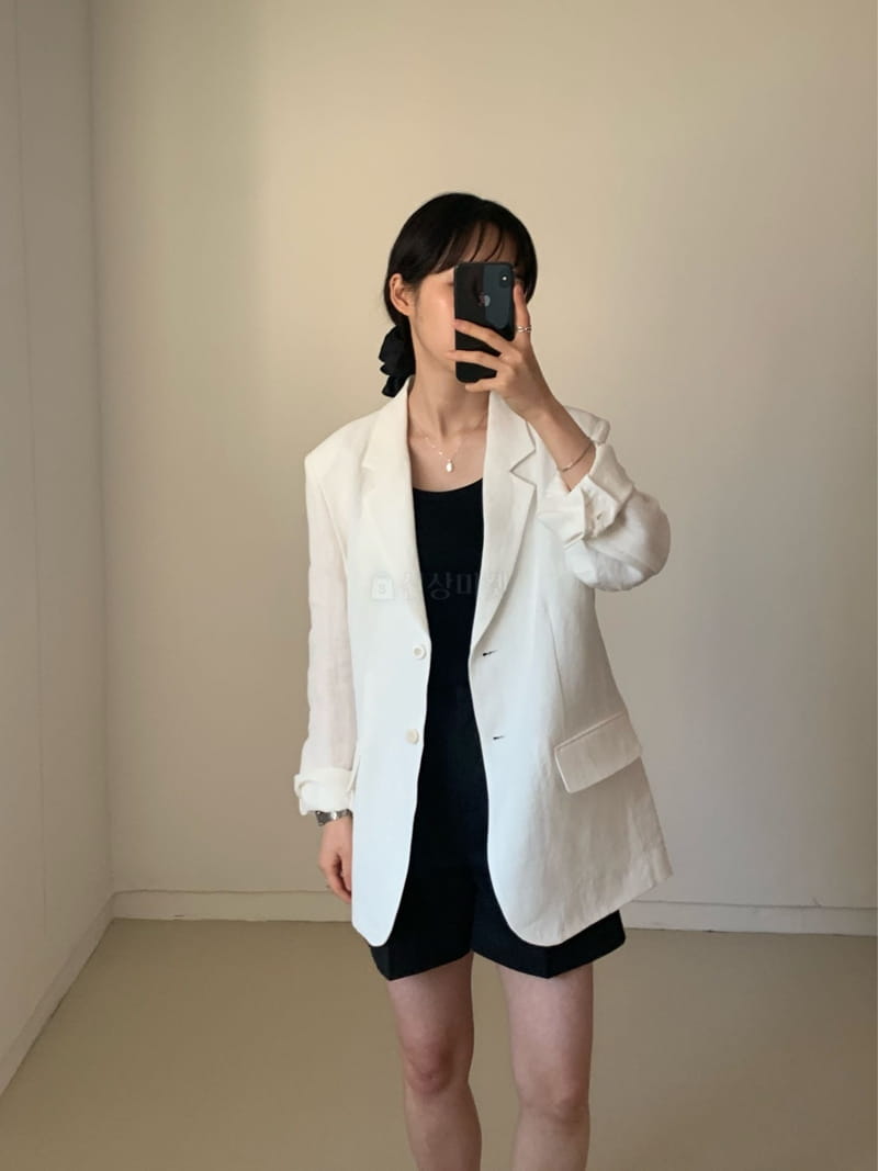 And The - Korean Women Fashion - #momslook - Linen Jacket - 2