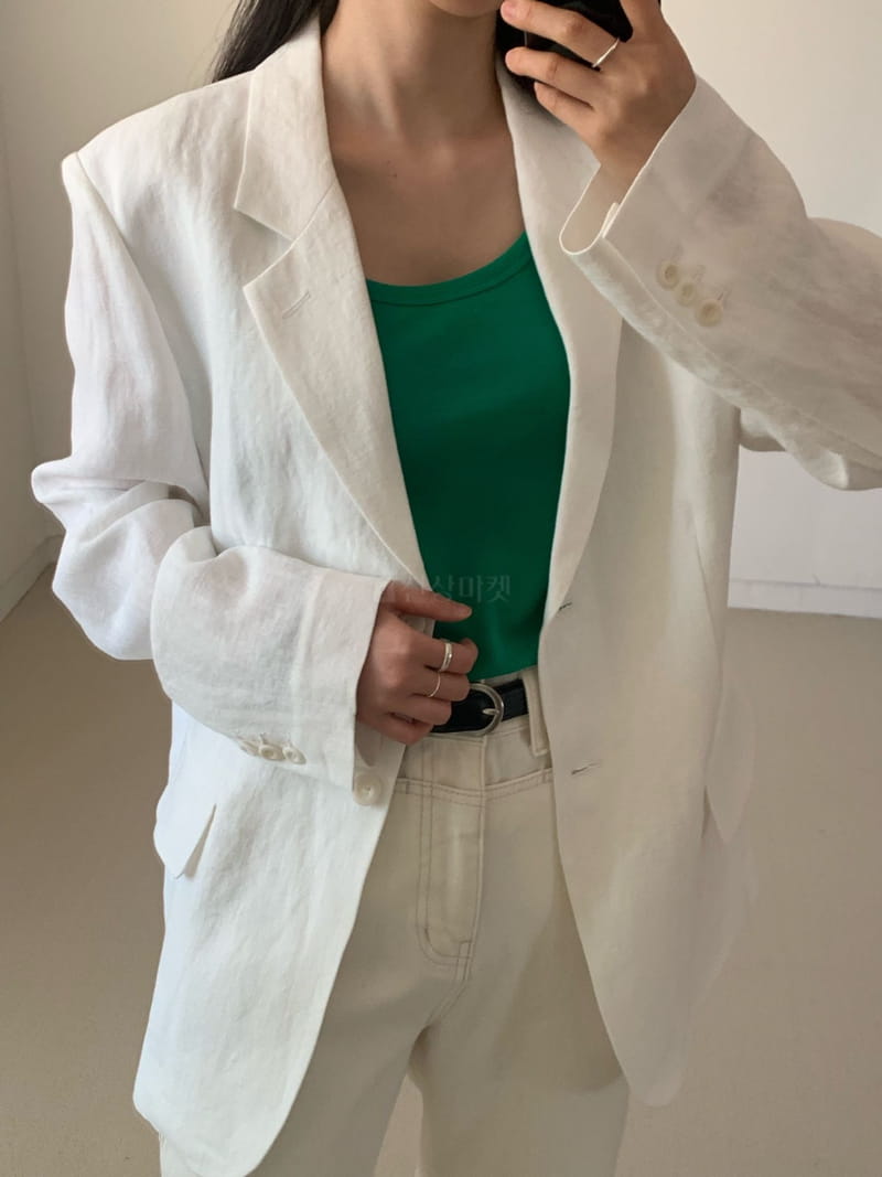 And The - Korean Women Fashion - #womensfashion - Linen Jacket - 4