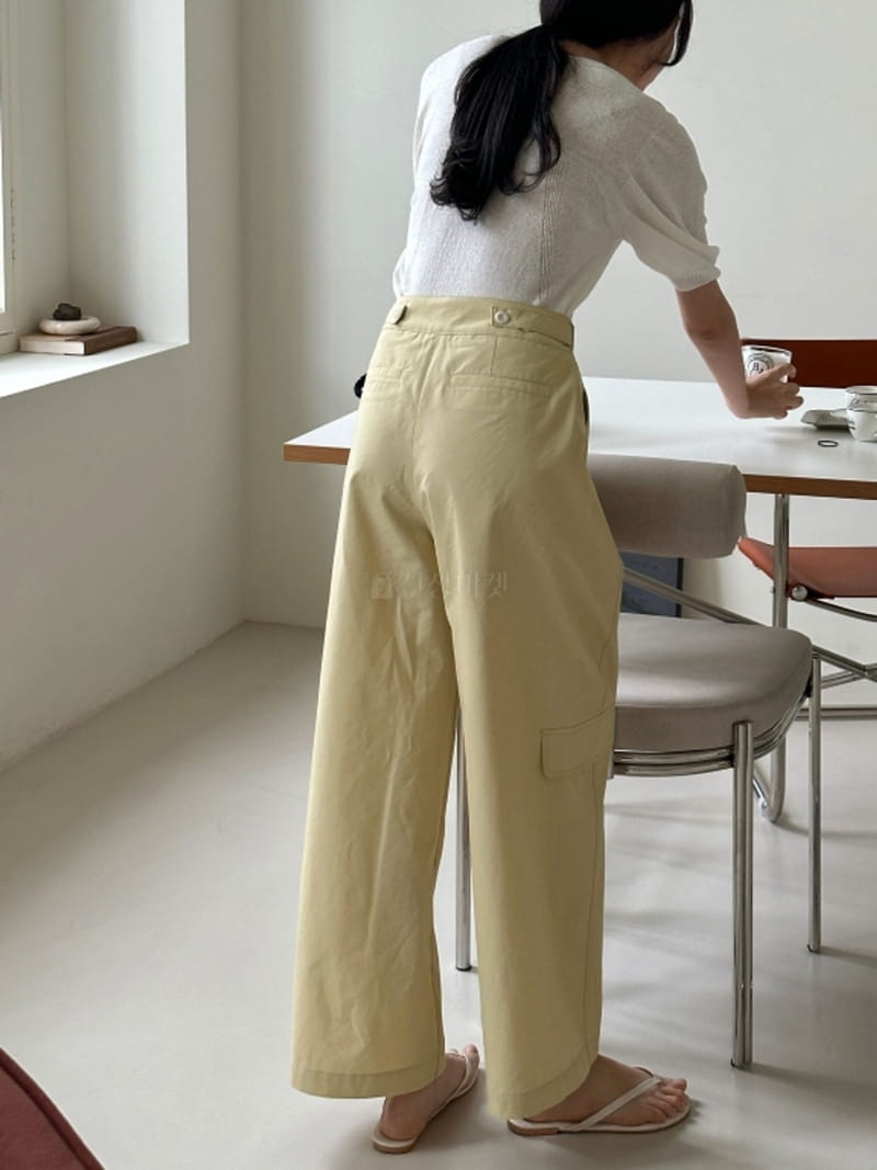 Anne Margaret - Korean Women Fashion - #momslook - Wide Crop Pants - 4