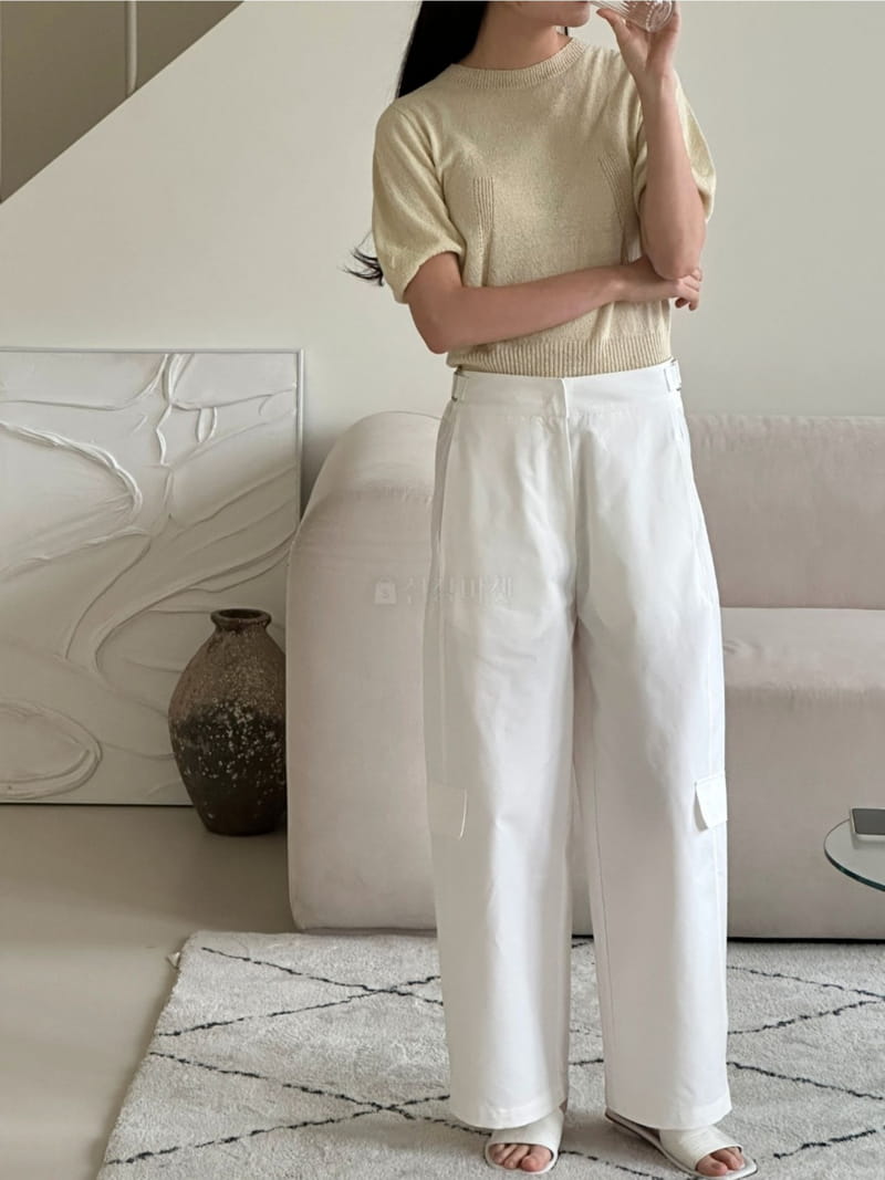 Anne Margaret - Korean Women Fashion - #vintageinspired - Wide Crop Pants - 6