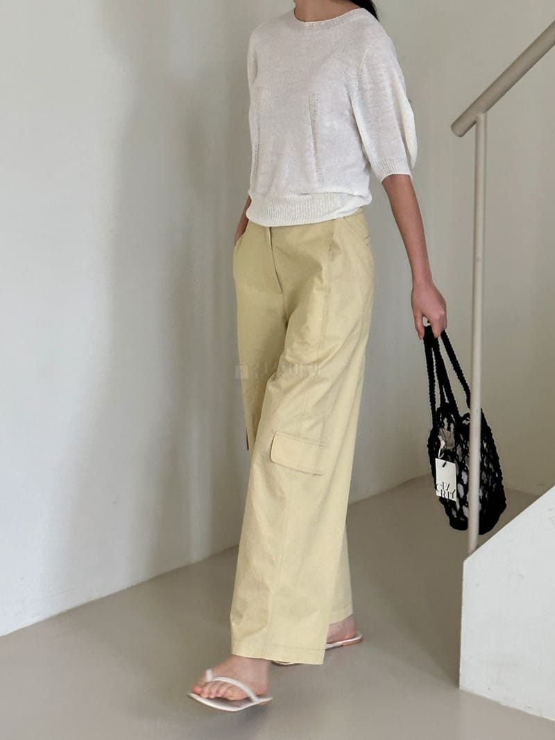 Anne Margaret - Korean Women Fashion - #womensfashion - Wide Crop Pants - 5