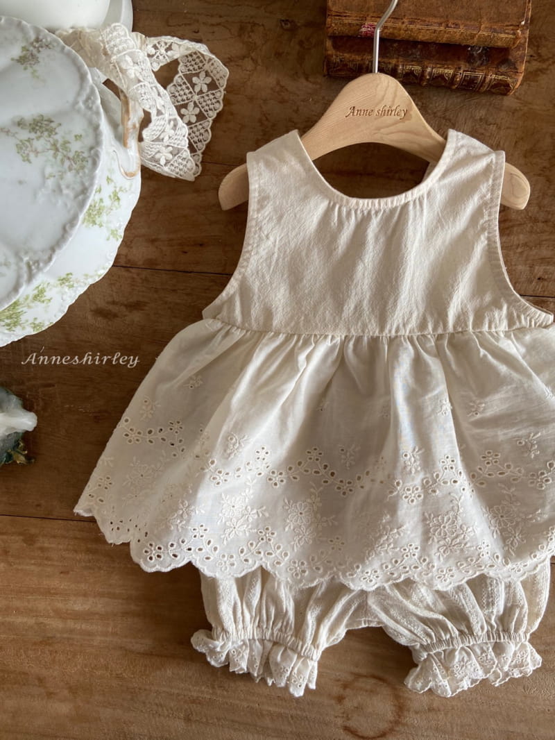 Anne Shirley - Korean Baby Fashion - #babyootd - Lace V Blouse - 9