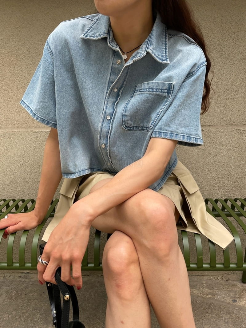 B Gather - Korean Women Fashion - #womensfashion - Some Pocket Shirt - 2