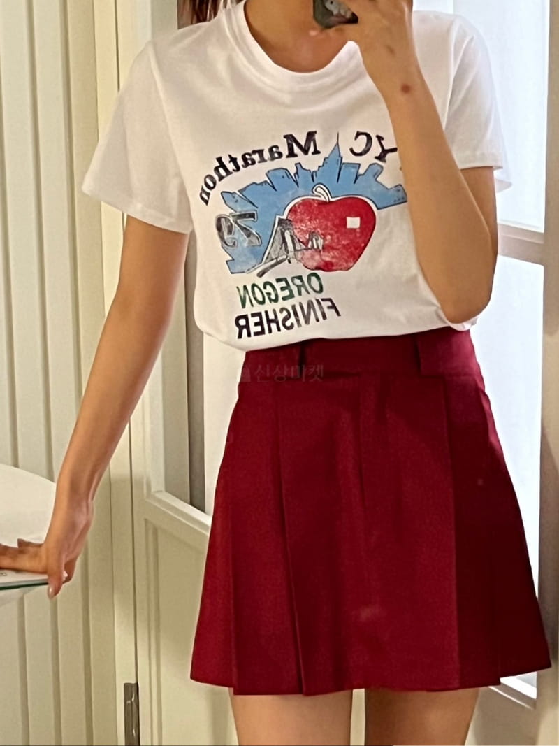 Balance - Korean Women Fashion - #momslook - Apple Tee - 3