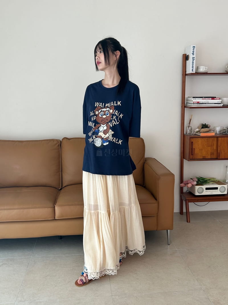 Balance - Korean Women Fashion - #momslook - Walk Tee - 8