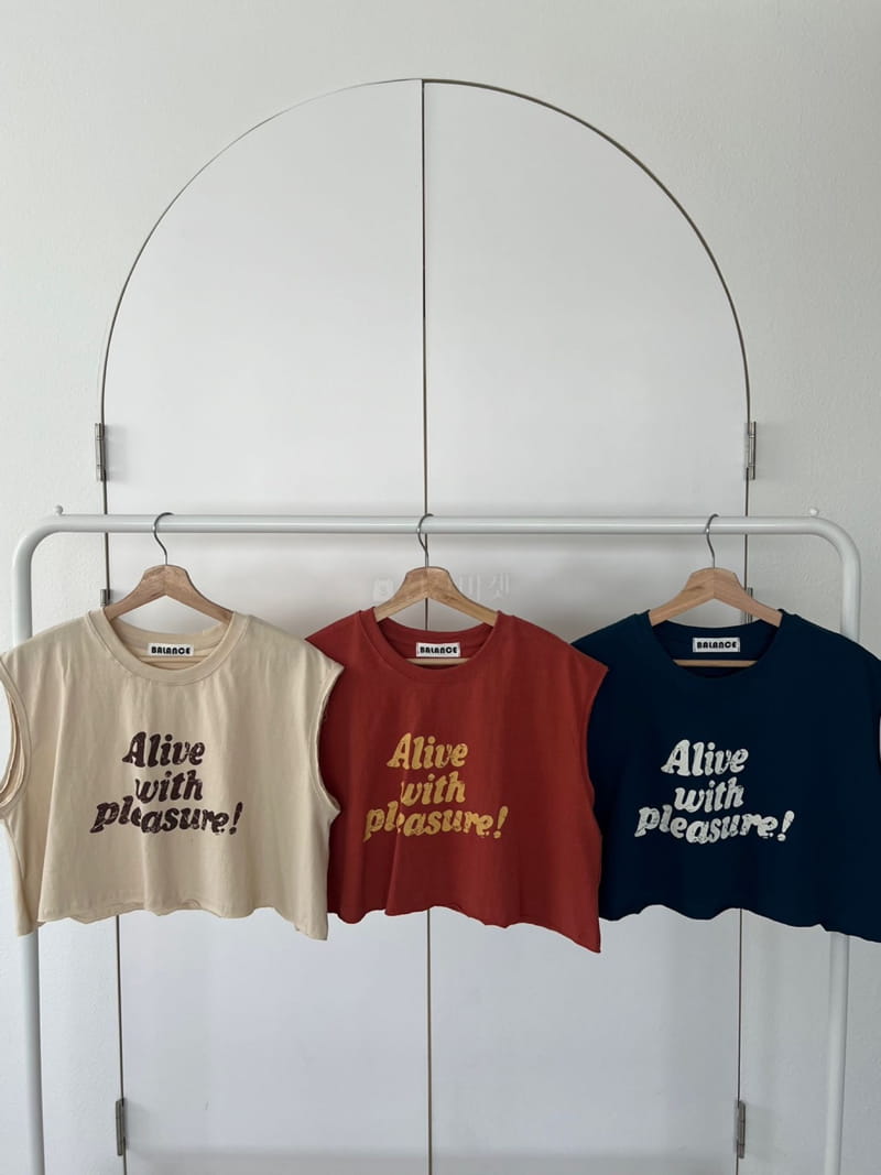 Balance - Korean Women Fashion - #vintageinspired - Alive Tee - 8