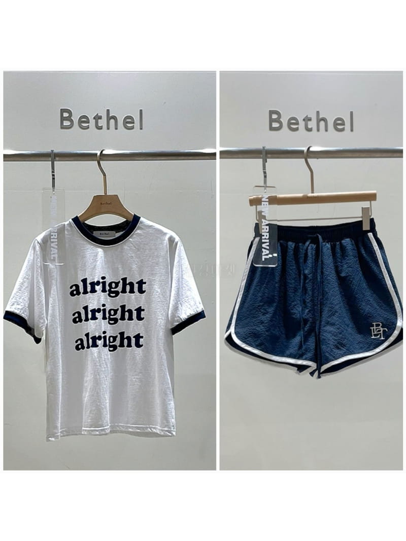 Bethel - Korean Women Fashion - #womensfashion - All Light Color Tee - 8