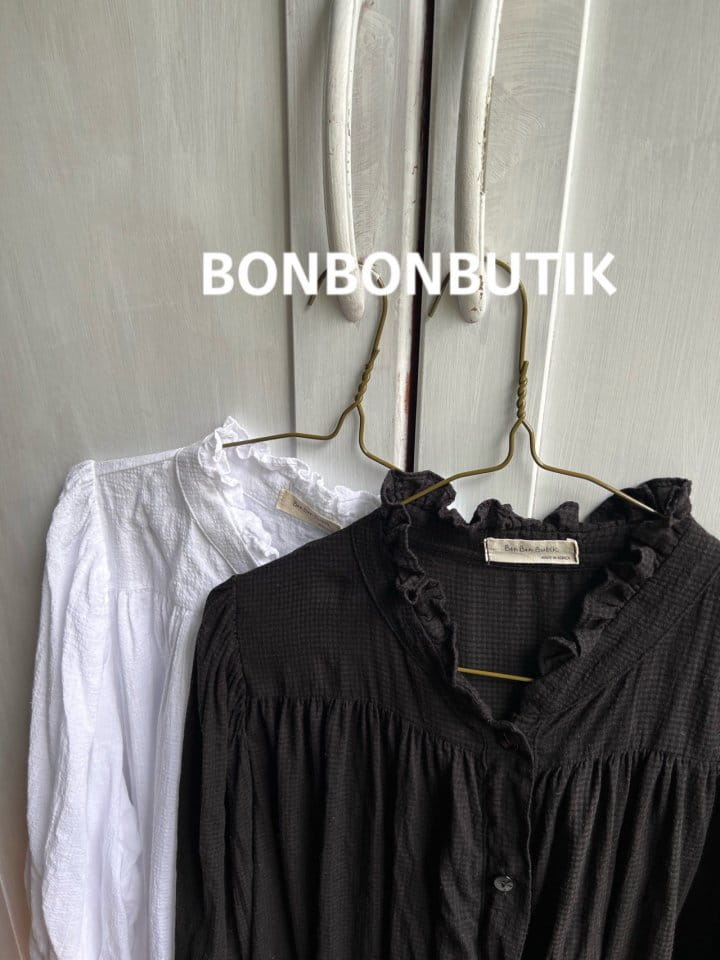 Bon Bon Butik - Korean Women Fashion - #momslook - Mom Embo Blouse