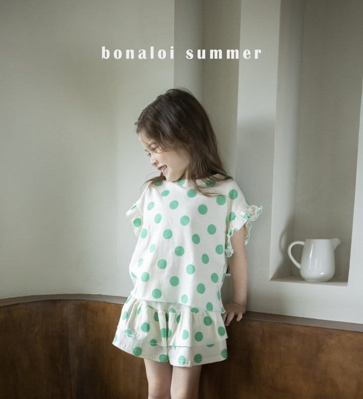 Bonaloi - Korean Children Fashion - #childofig - Dot Drop Tee - 8