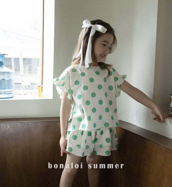 Bonaloi - Korean Children Fashion - #childofig - Dot Drop Tee - 9