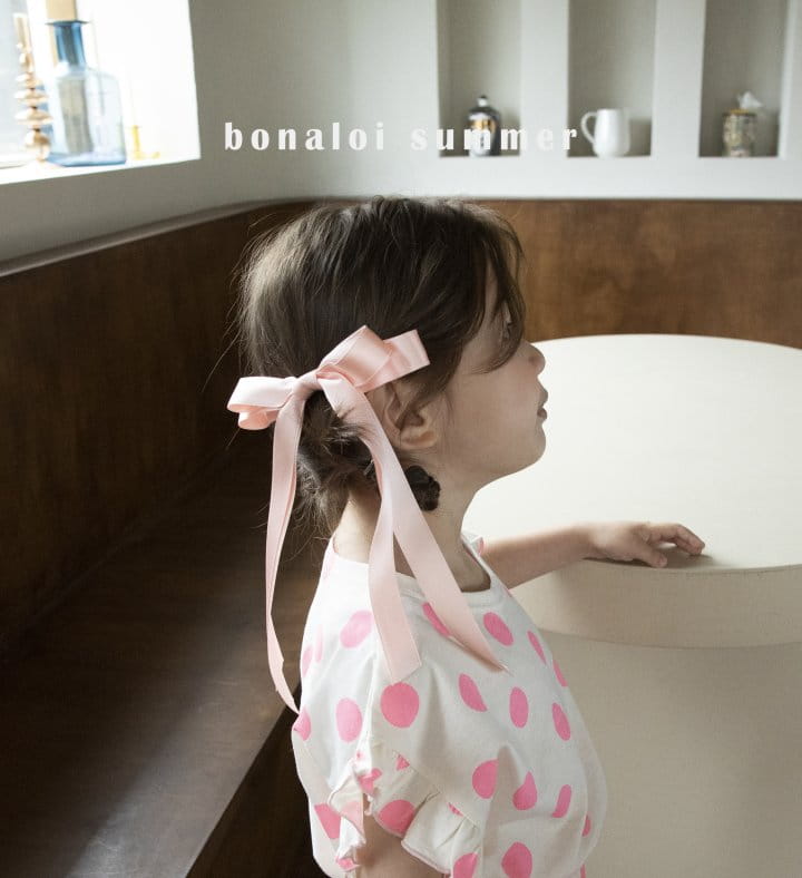 Bonaloi - Korean Children Fashion - #childrensboutique - Gup Ribbon Hairpin - 10