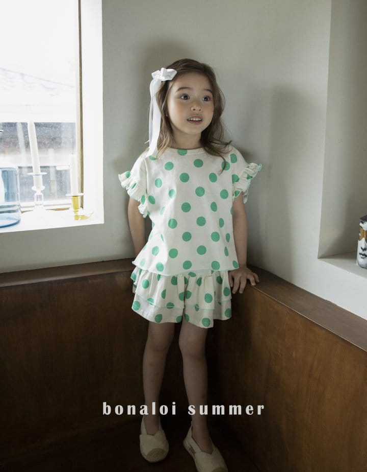 Bonaloi - Korean Children Fashion - #childrensboutique - Dot Drop Tee - 10