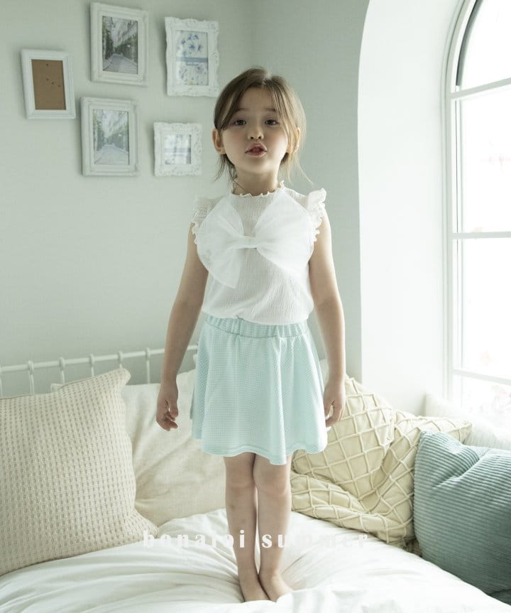 Bonaloi - Korean Children Fashion - #discoveringself - Shine Mesh Ribbon Sleeveless - 10