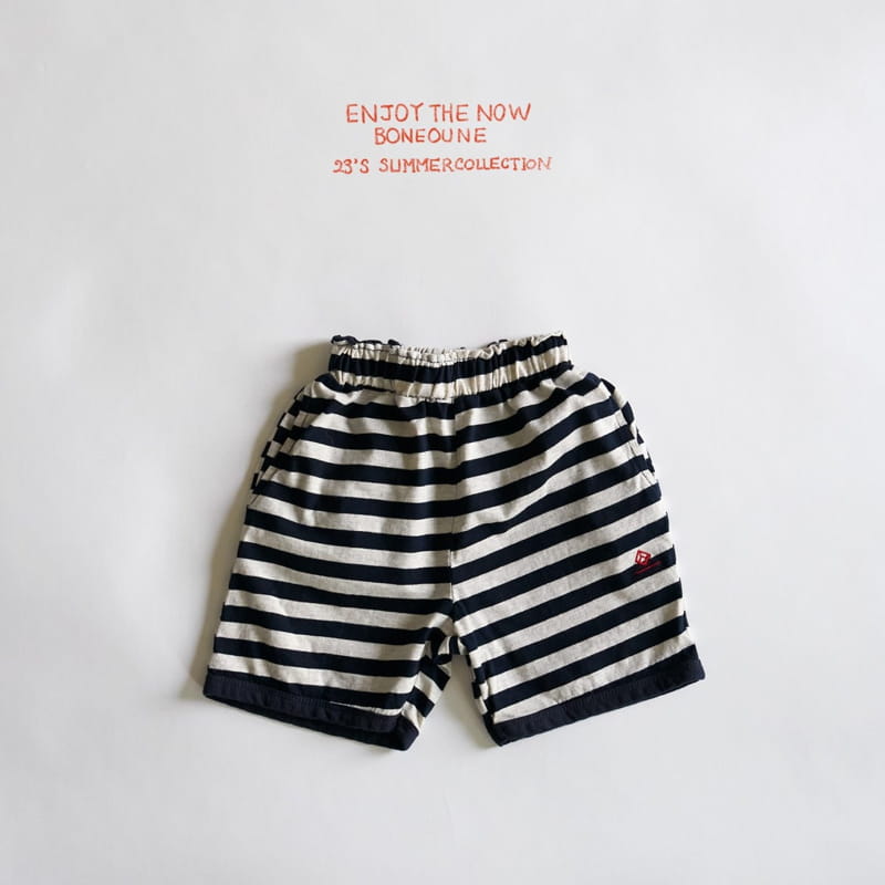 Boneoune - Korean Children Fashion - #Kfashion4kids - Nonst Piping Shorts - 2