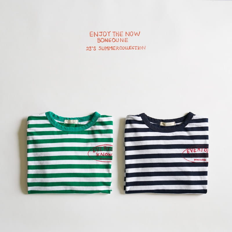 Boneoune - Korean Children Fashion - #childofig - Bone Line Tee