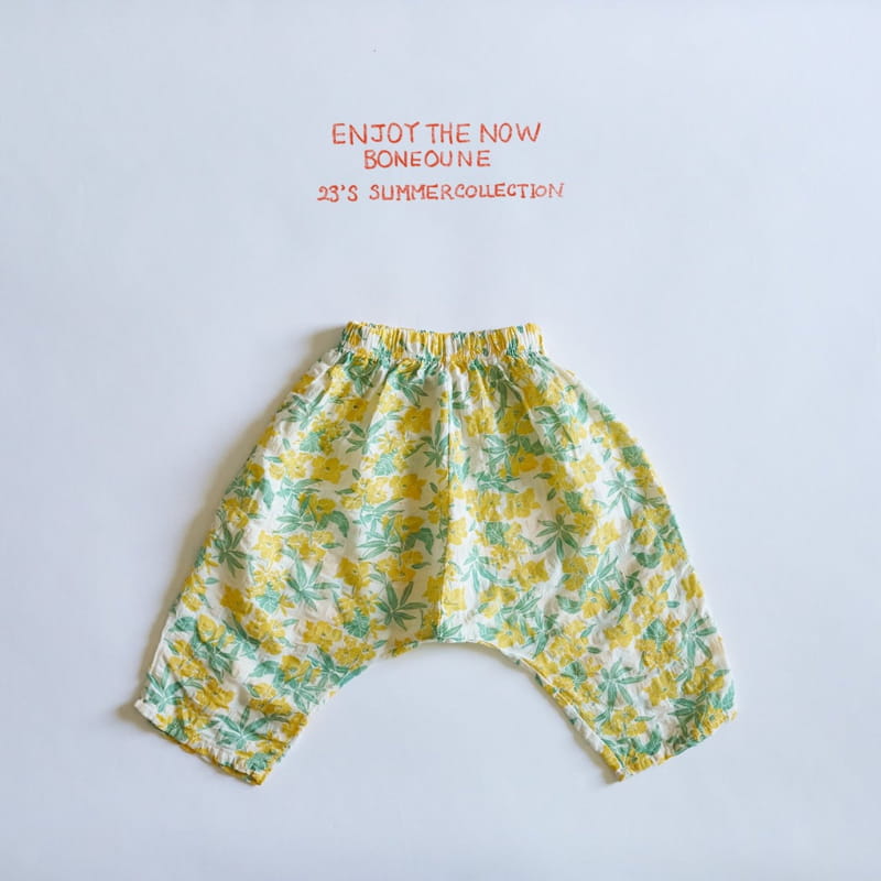 Boneoune - Korean Children Fashion - #kidzfashiontrend - Omaru Flower Pants - 8