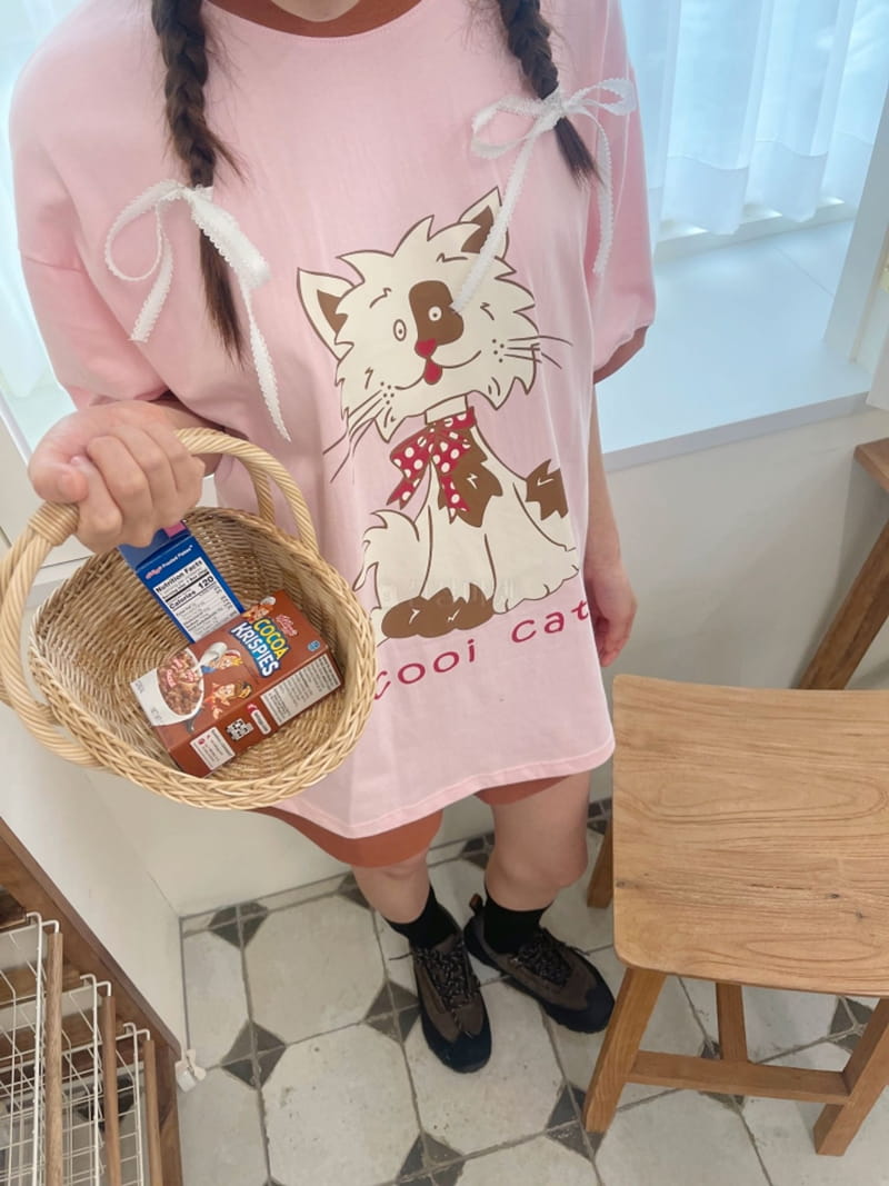 Boutique - Korean Women Fashion - #momslook - Cool Cat Tee - 5