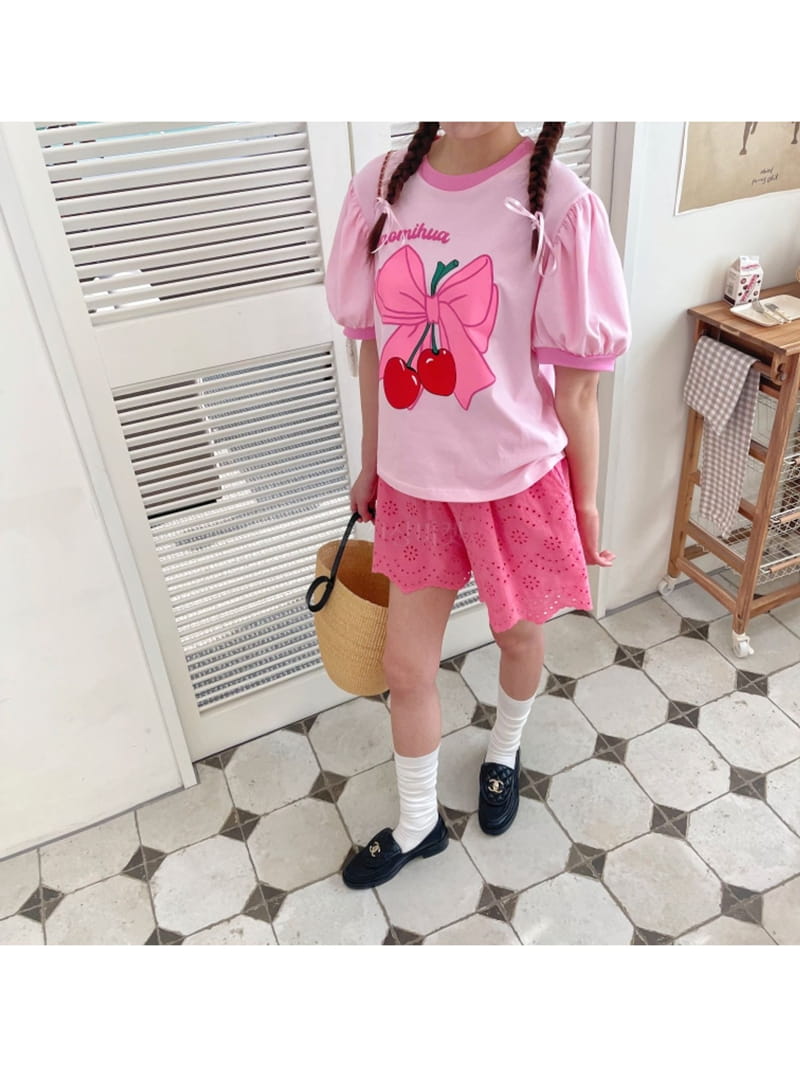 Boutique - Korean Women Fashion - #momslook - Cherry Tee