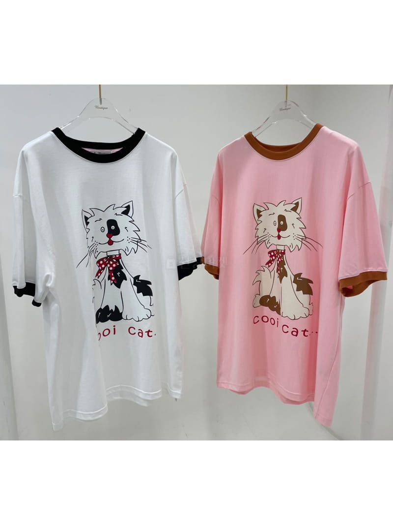 Boutique - Korean Women Fashion - #restrostyle - Cool Cat Tee - 10