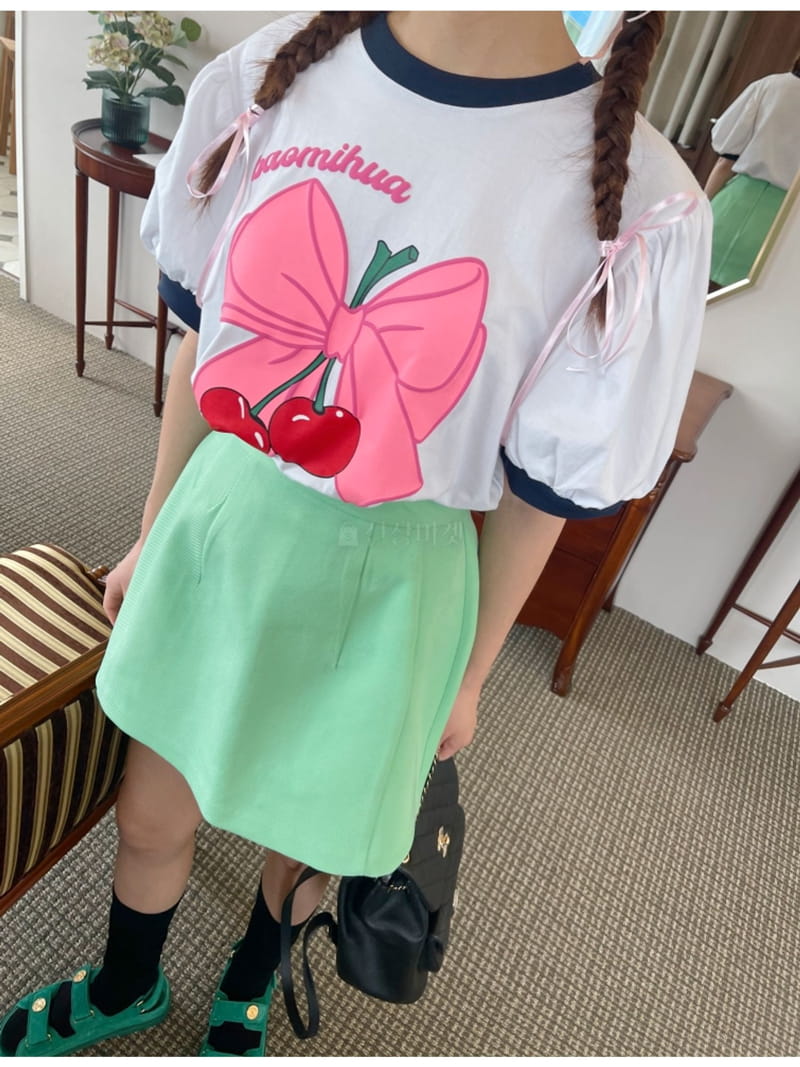 Boutique - Korean Women Fashion - #shopsmall - Cherry Tee - 8