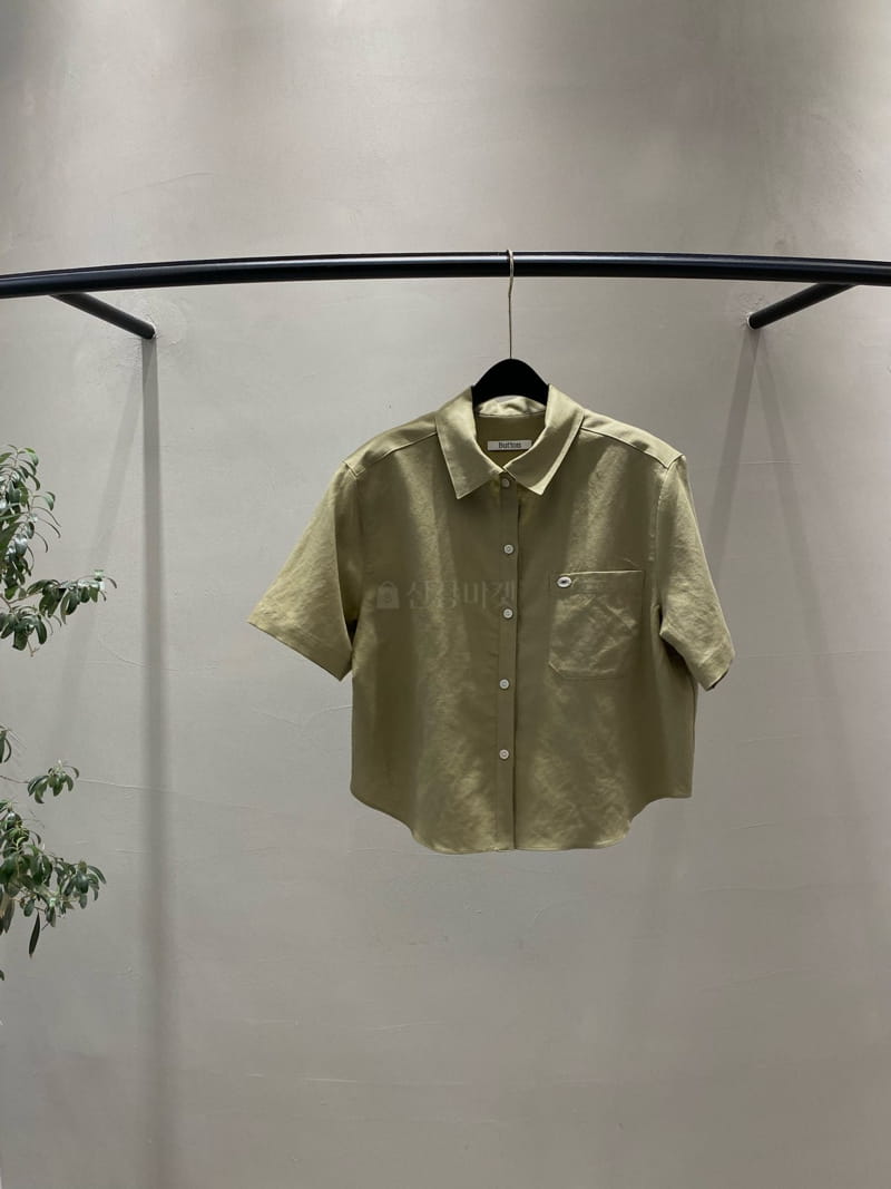 Boutique Seoul - Korean Women Fashion - #thelittlethings - Linen Half Shirt - 3