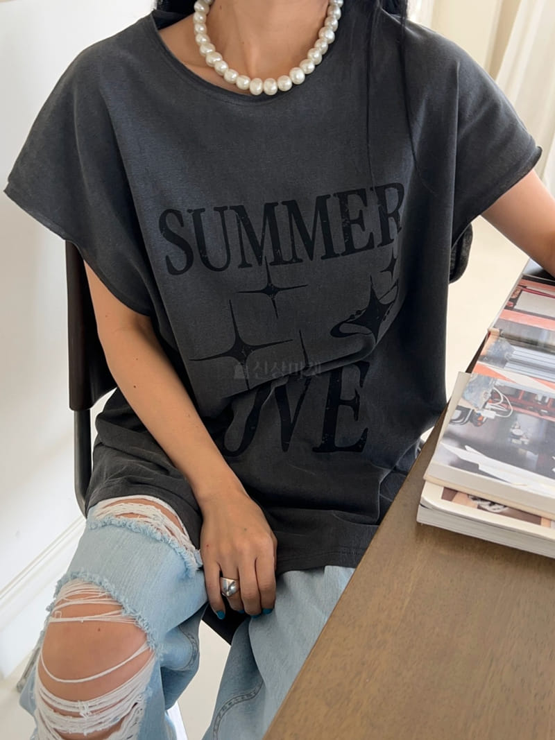 Bricklane - Korean Women Fashion - #womensfashion - Summer Tee - 4