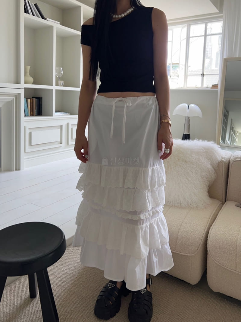 Bricklane - Korean Women Fashion - #womensfashion - Punching Cancan Skirt - 3