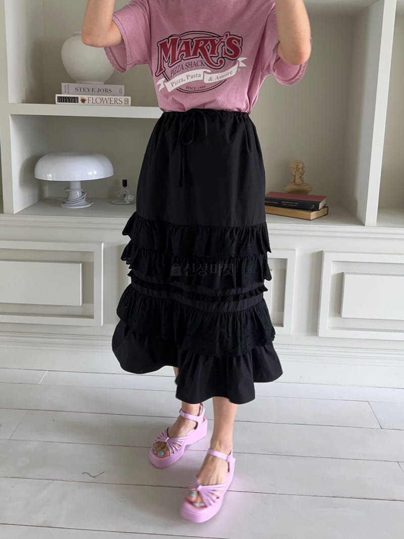 Bricklane - Korean Women Fashion - #womensfashion - Punching Cancan Skirt - 9