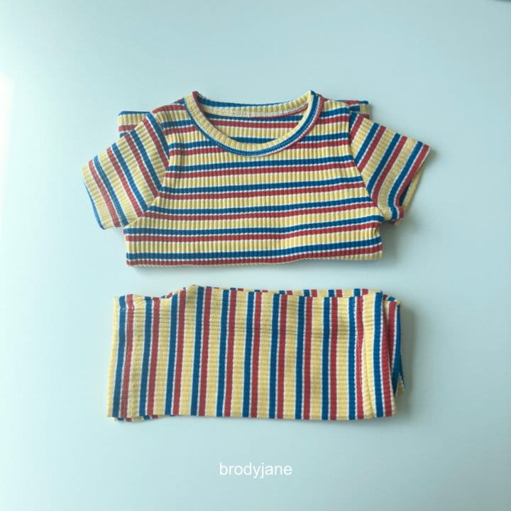 Brody Jane - Korean Children Fashion - #Kfashion4kids - Multi Stripes Pajama - 7