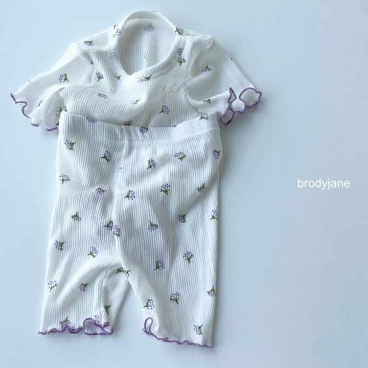 Brody Jane - Korean Children Fashion - #childrensboutique - Berry Eyelet Pajama - 2